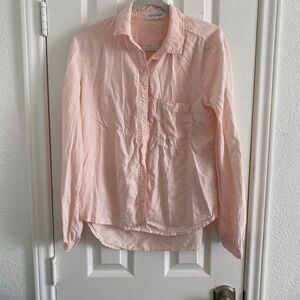 Bella Dahl Light Pink Coral Button Down Shirt